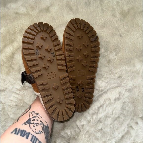 Michael Kors Judd Closed Toe Suede Clog/Mule Men's Size 8.5/Women's Size 10.5 - Picture 6 of 8